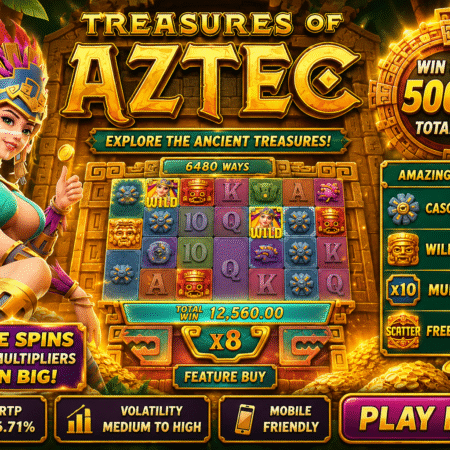 Treasures of Aztec Review Myanmar 2026 – PG Soft ရဲ့ Hidden Gem Slot Game