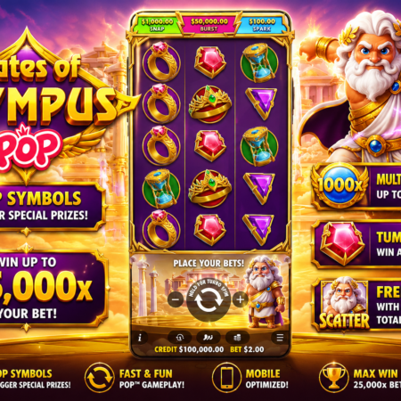 Gates of Olympus POP Review Myanmar 2026 – Pragmatic Play ရဲ့ Zeus POP Slot Game အသစ်